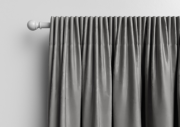 Akoya Faux Silk, Lustre Steel Grey - Made to Measure Curtain - Image 10